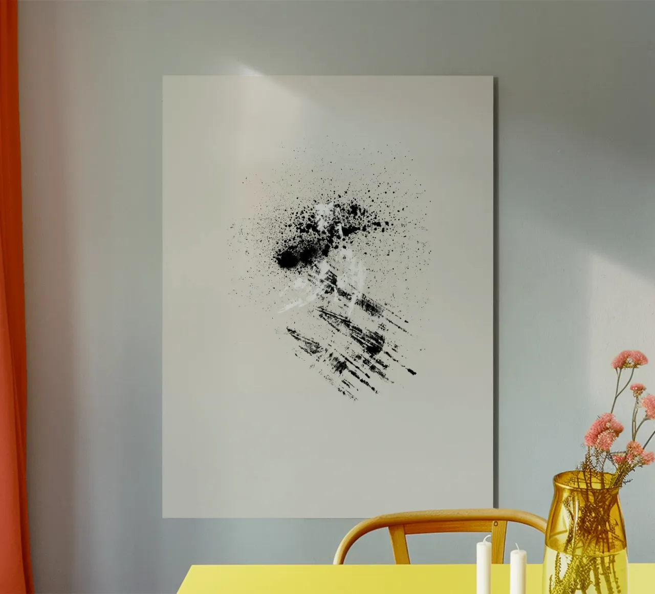 Modern abstract with beige background pannello forex da Imaginative