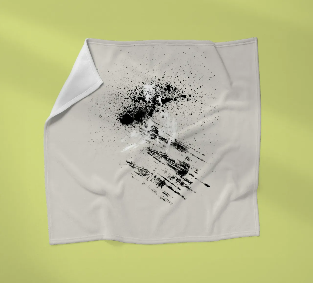 Modern abstract with beige background coperta in pile da Imaginative