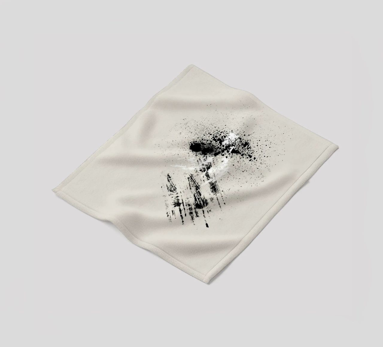 Modern abstract with beige background coperta in pile da Imaginative