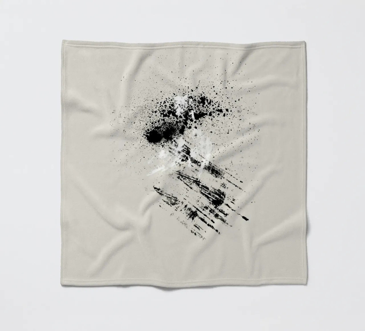 Modern abstract with beige background coperta in pile da Imaginative