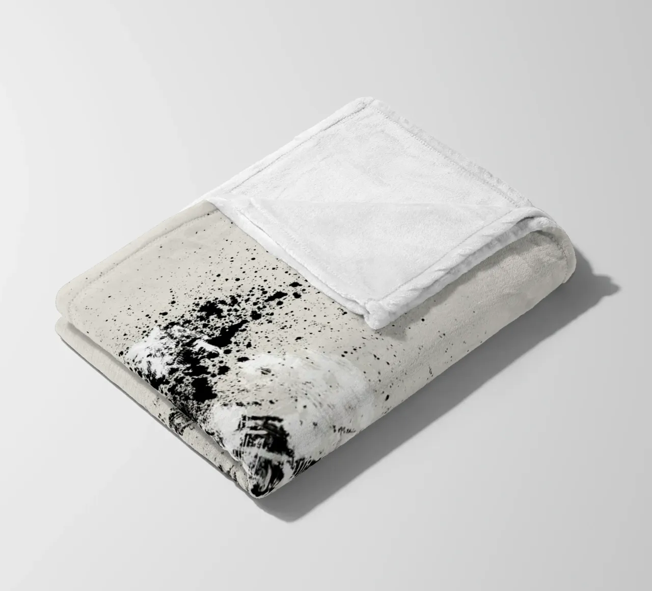 Modern abstract with beige background coperta in pile da Imaginative