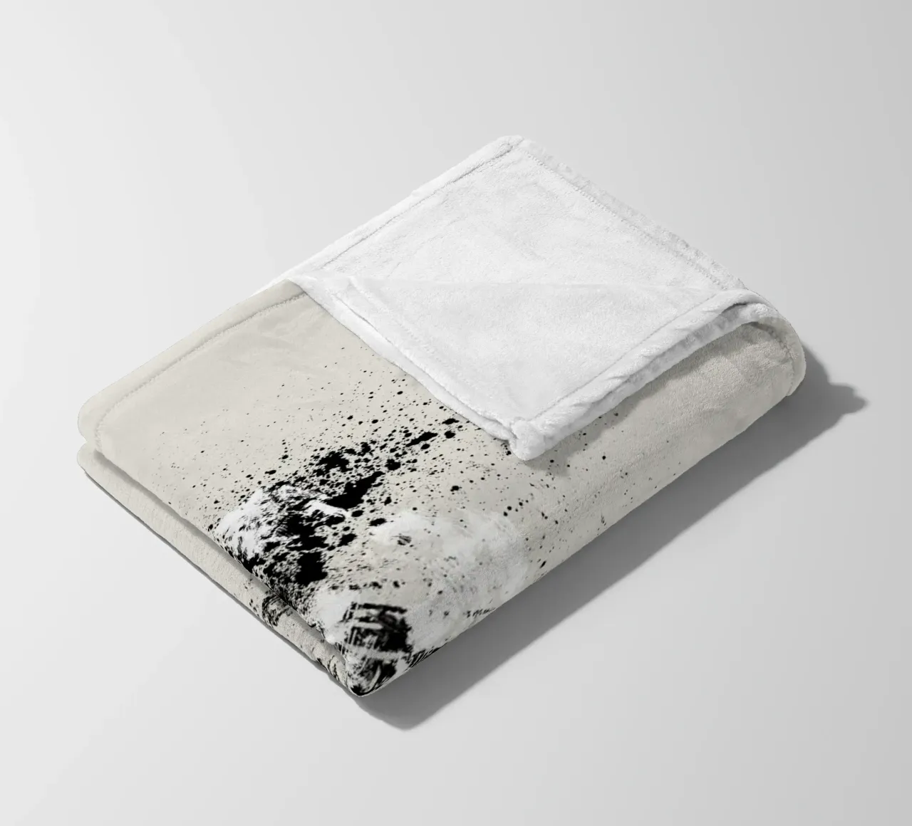 Modern abstract with beige background coperta in pile da Imaginative