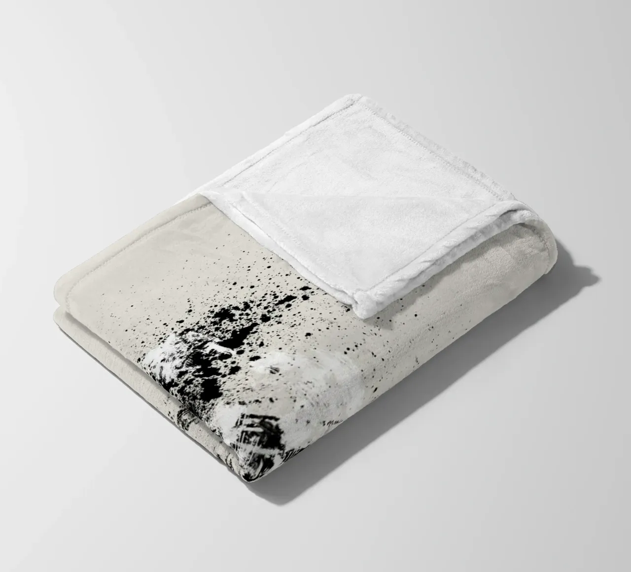 Modern abstract with beige background coperta in pile da Imaginative