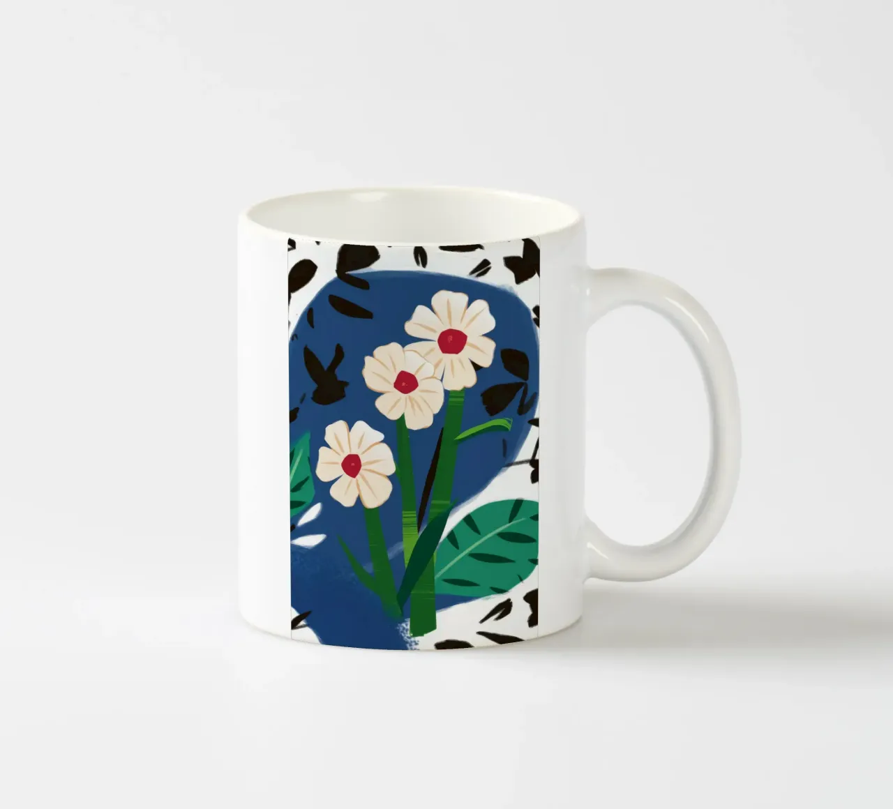Audace margherita noir tazza in ceramica da Ember Stone