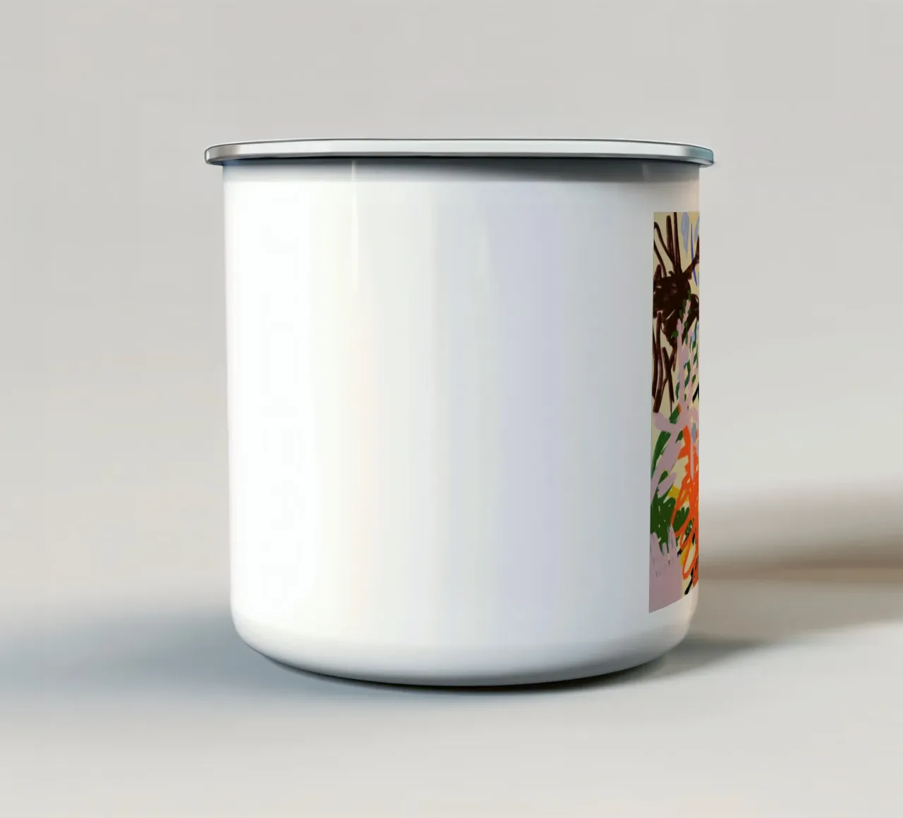 In Your Eyes tazza in smalto da Sandra Poliakov