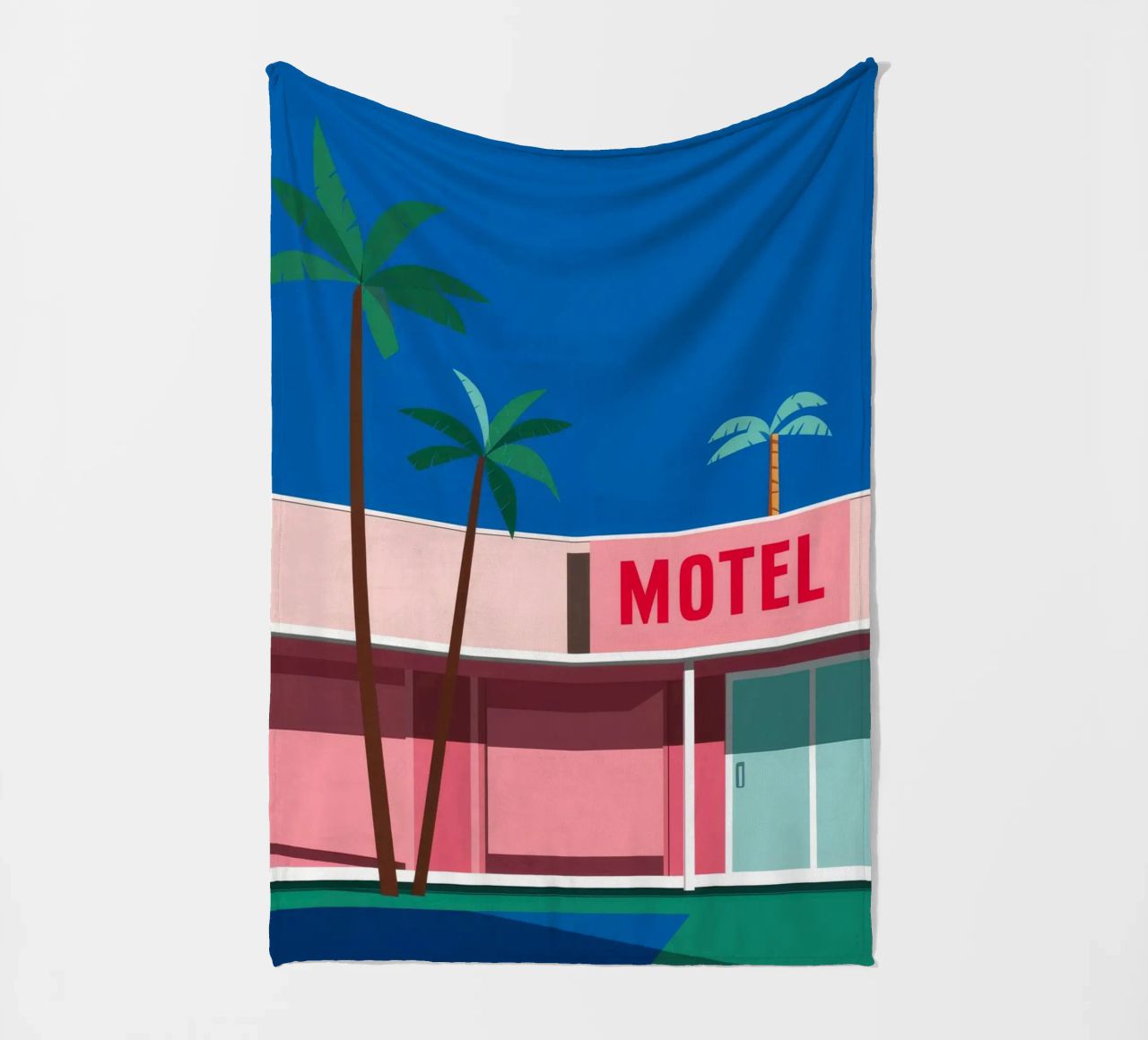 Retro Motel Palms coperta in pile da Ember Stone
