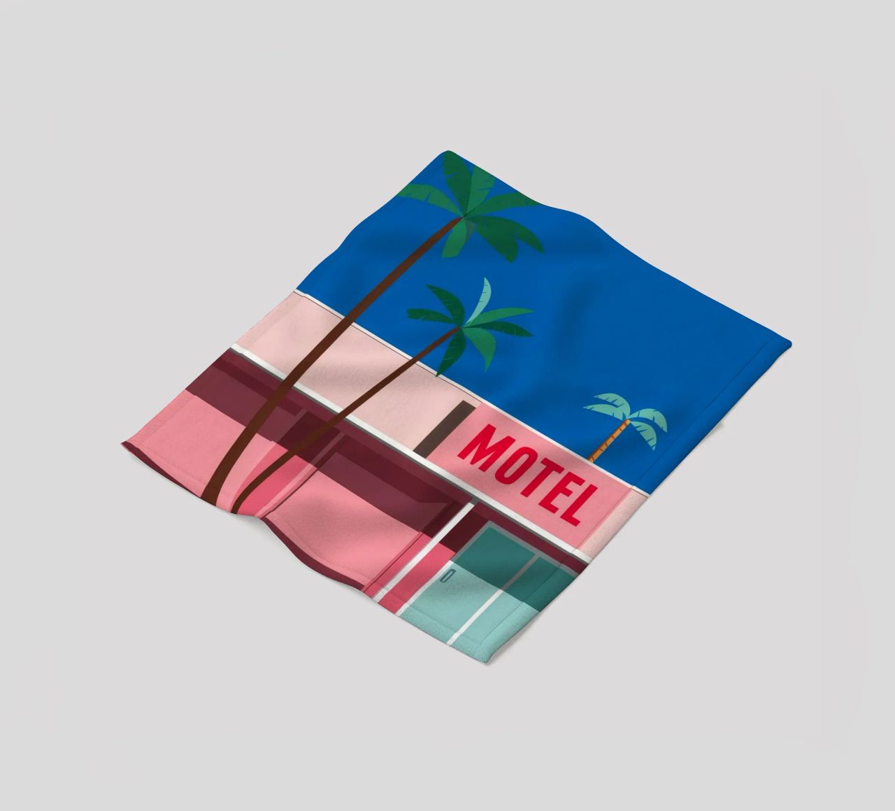 Retro Motel Palms coperta in pile da Ember Stone