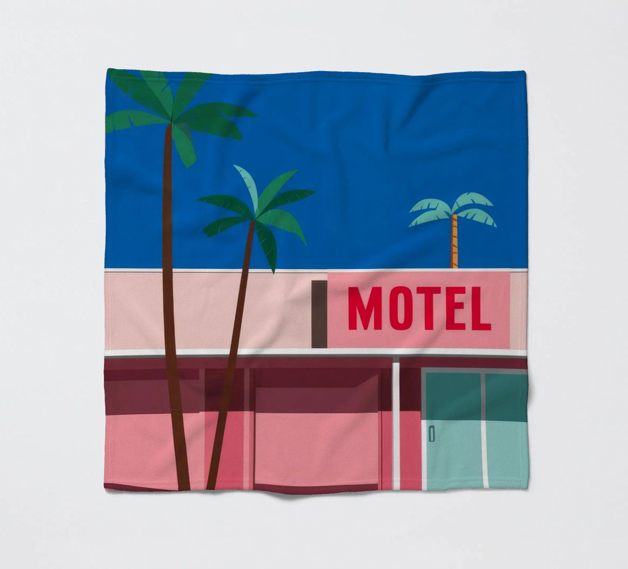 Retro Motel Palms coperta in pile da Ember Stone