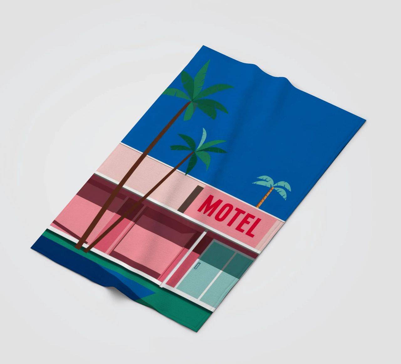 Retro Motel Palms coperta in pile da Ember Stone