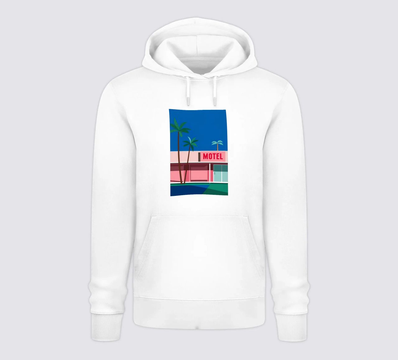 Retro Motel Palms felpa con cappuccio da Ember Stone