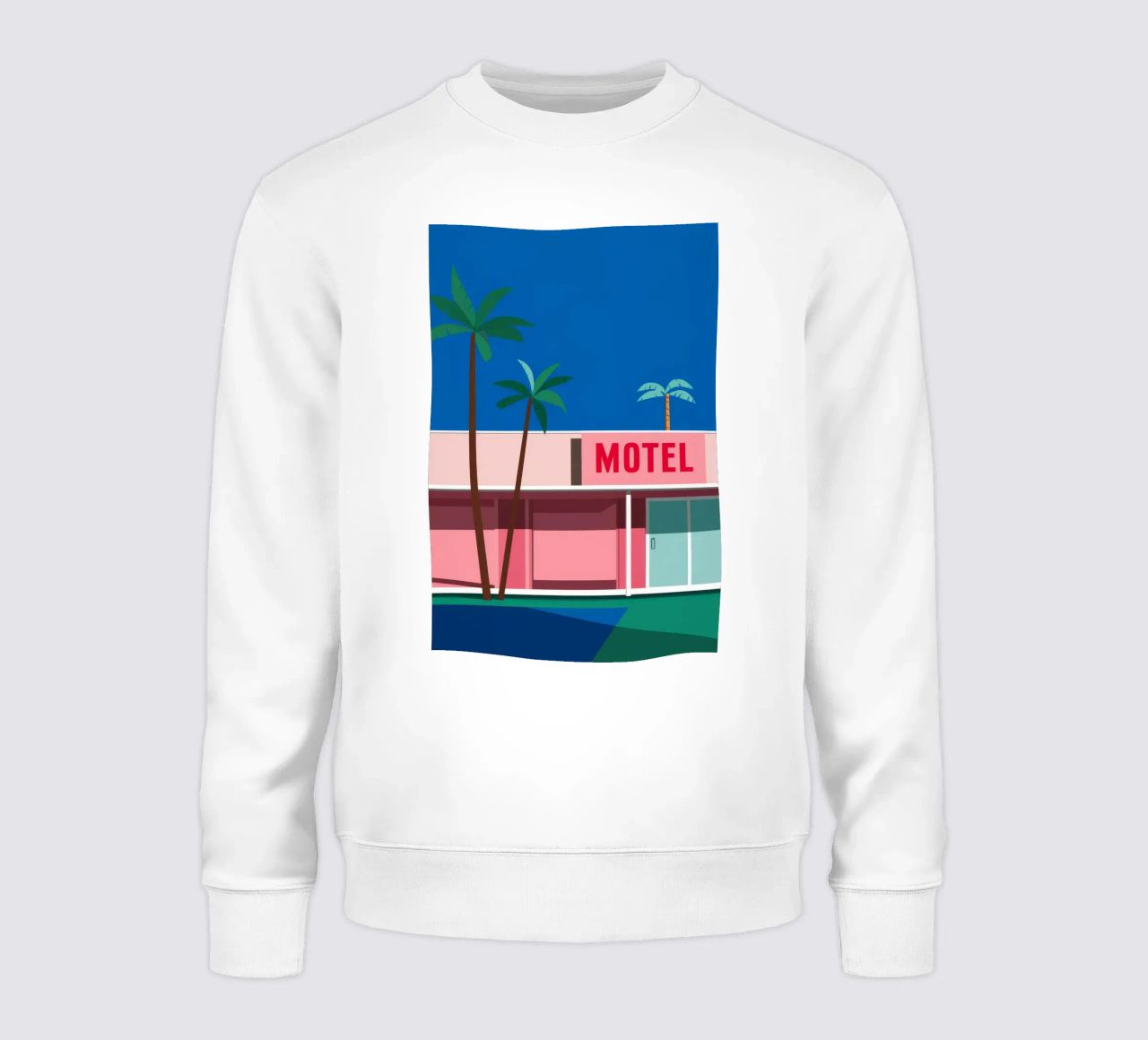 Retro Motel Palms felpa da Ember Stone