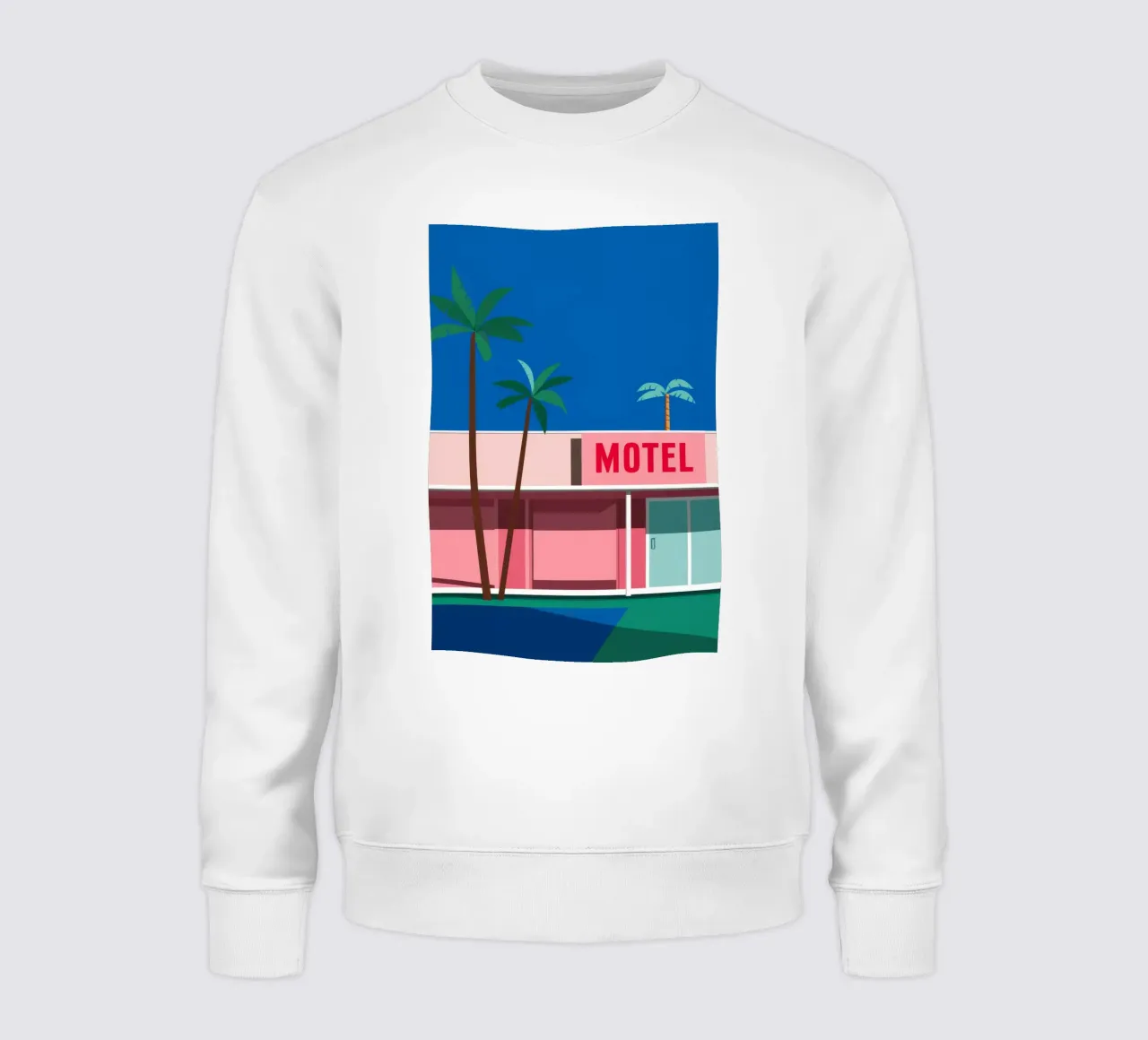 Retro Motel Palms felpa da Ember Stone