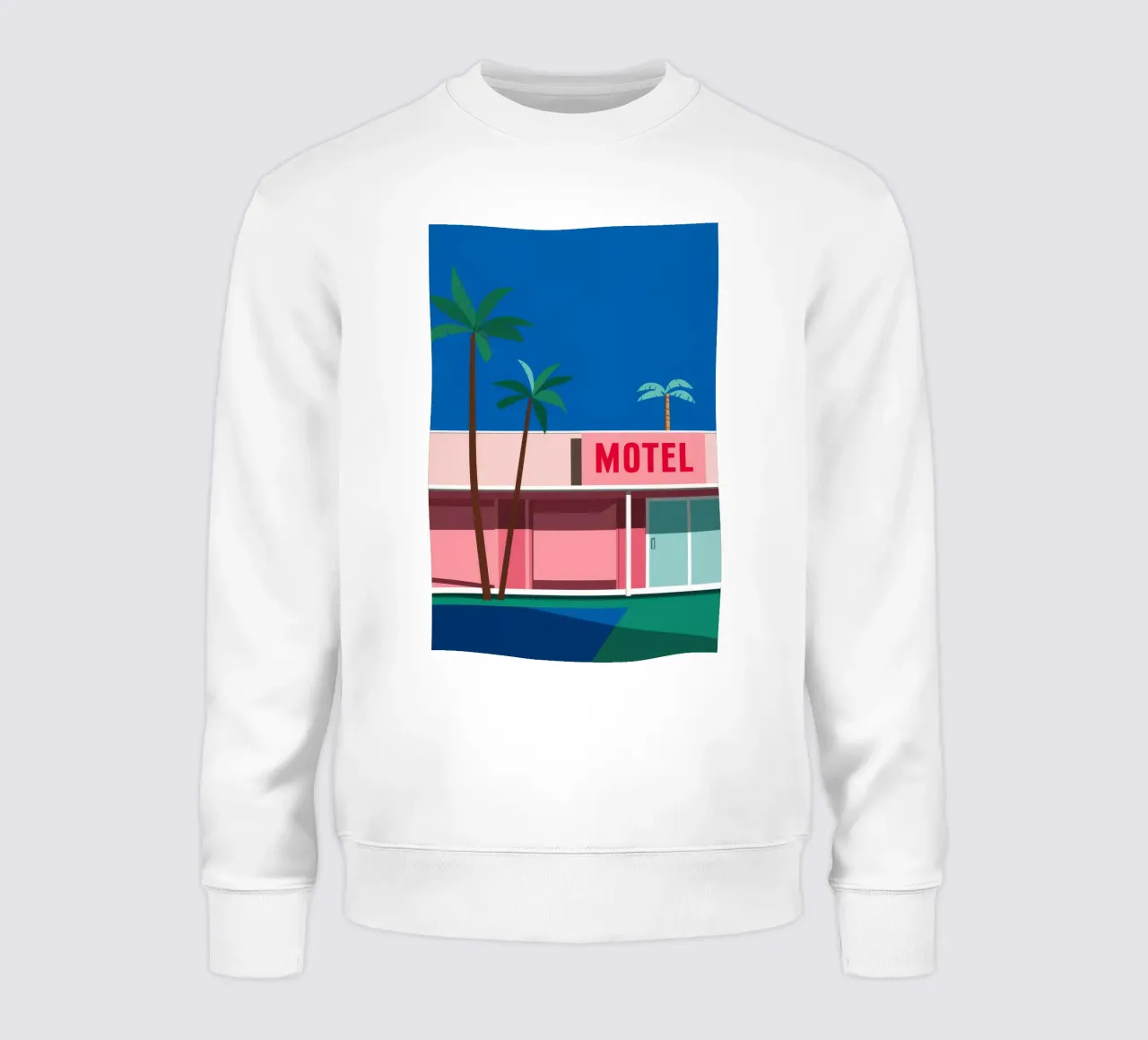 Retro Motel Palms felpa da Ember Stone