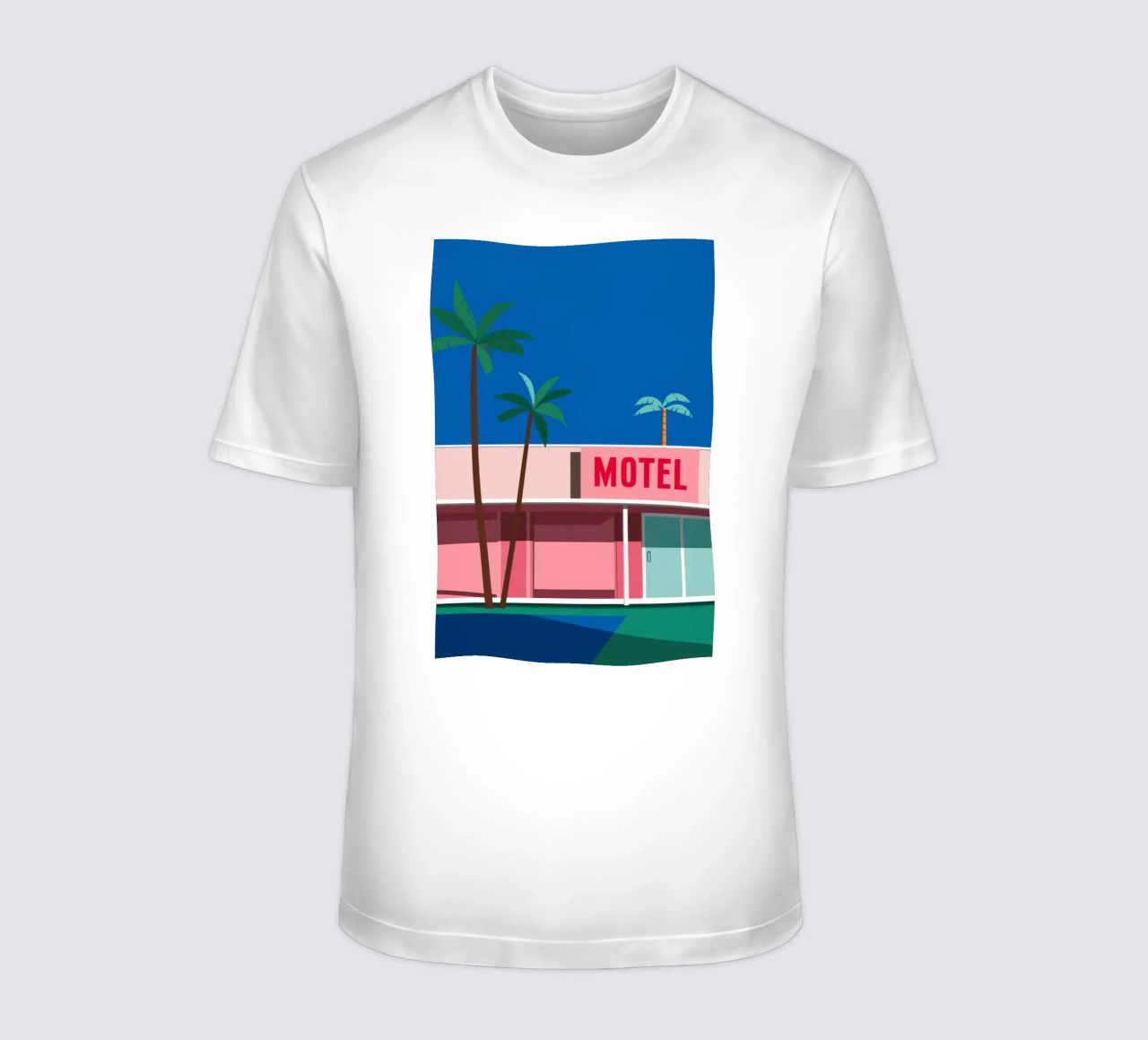 Retro Motel Palms t-shirt da Ember Stone