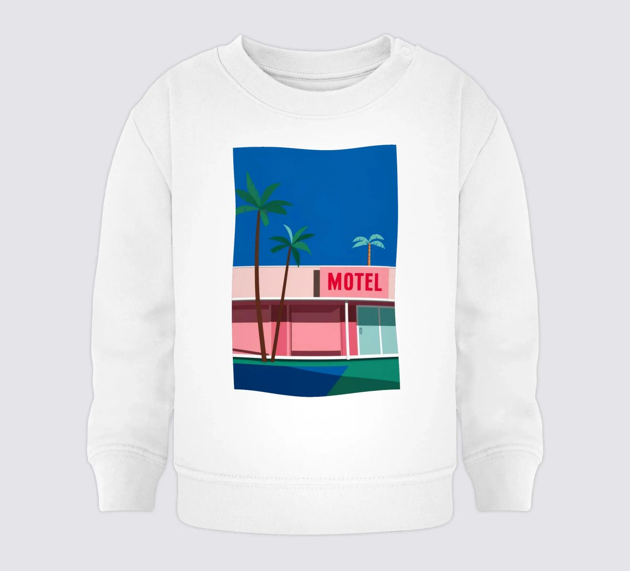 Retro Motel Palms felpa neonato da Ember Stone