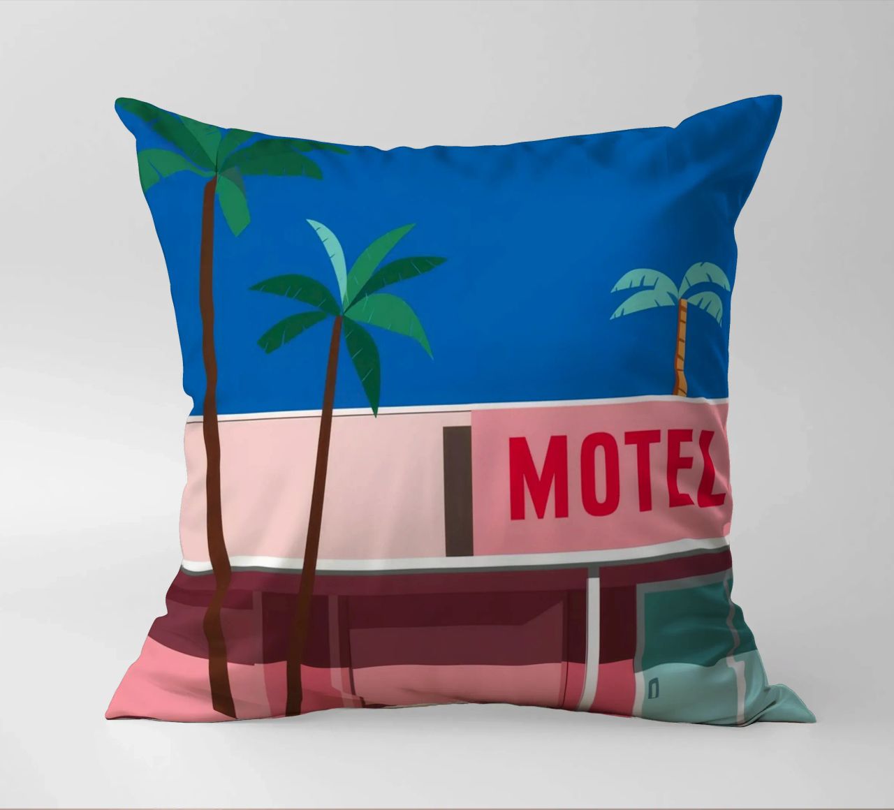 Retro Motel Palms cuscino da Ember Stone