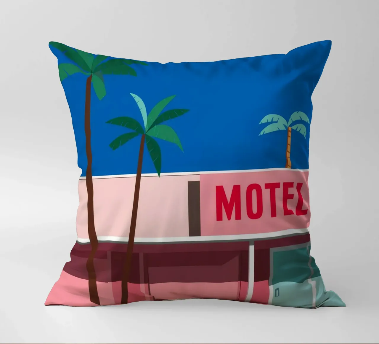 Motel Retro Palms cojín de Ember Stone
