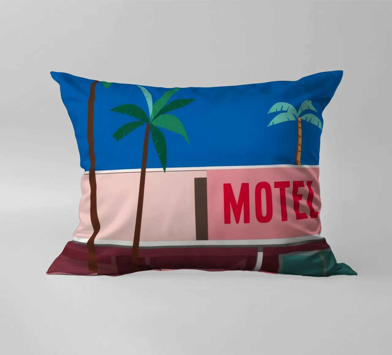 Motel Retro Palms cojín de Ember Stone
