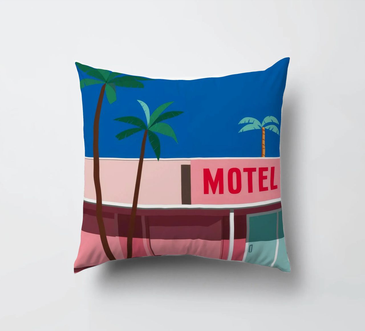 Retro Motel Palms cuscino da Ember Stone