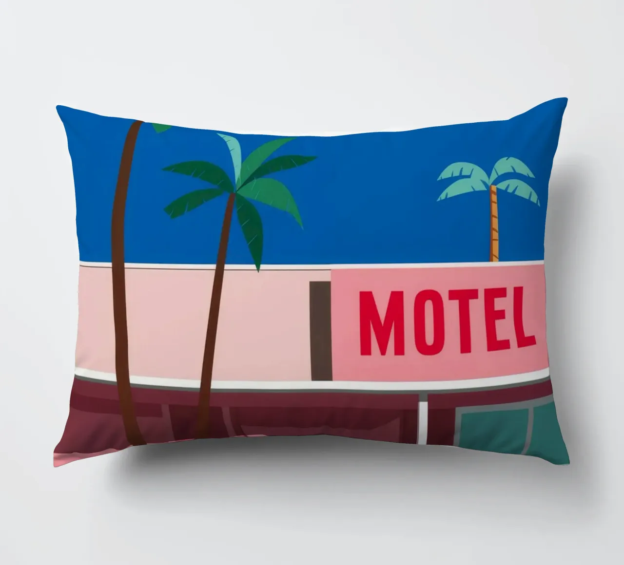 Motel Retro Palms cojín de Ember Stone