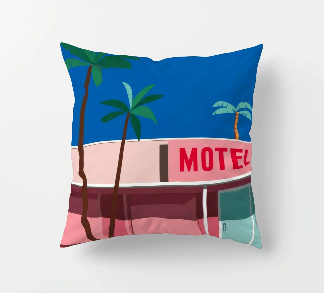Retro Motel Palms cuscino da Ember Stone