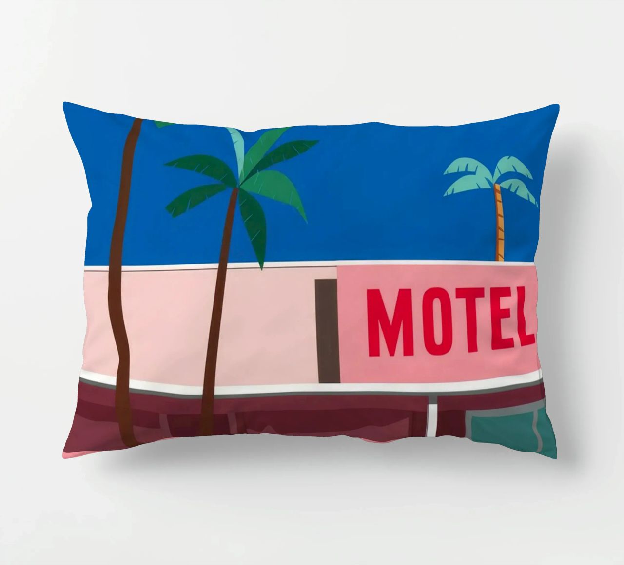 Retro Motel Palms cuscino da Ember Stone