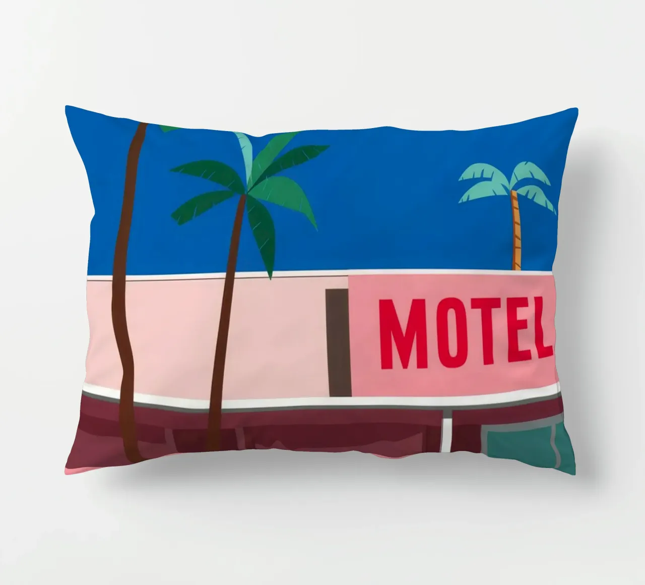Motel Retro Palms cojín de Ember Stone