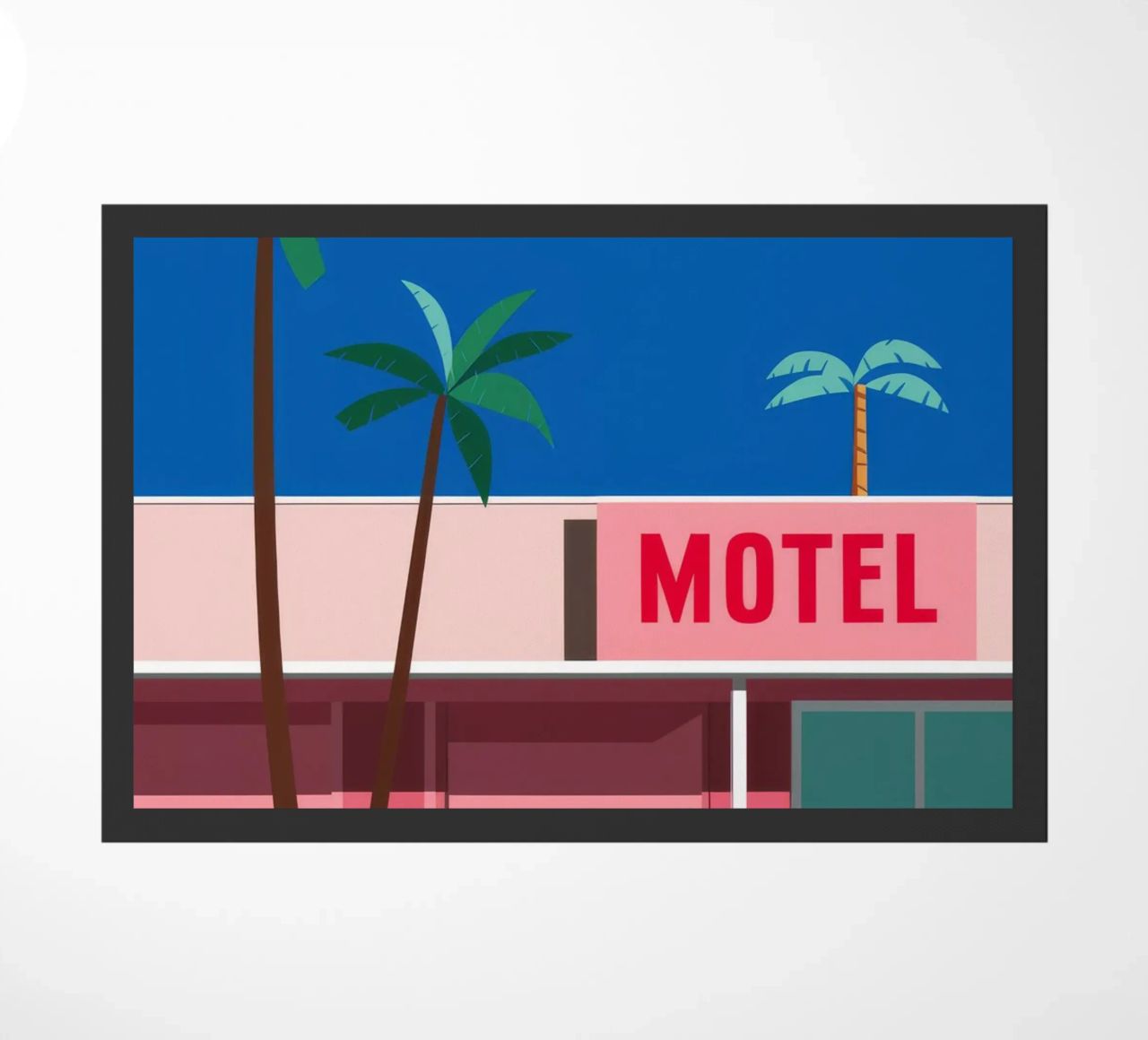 Retro Motel Palms zerbino da Ember Stone