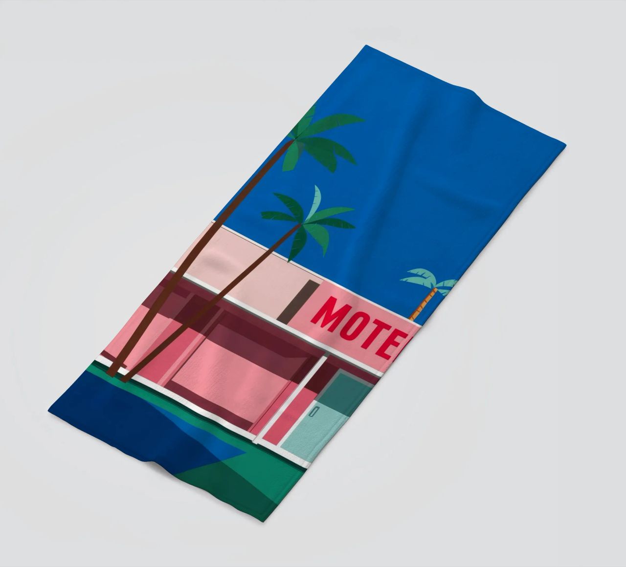 Retro Motel Palms telo mare da Ember Stone