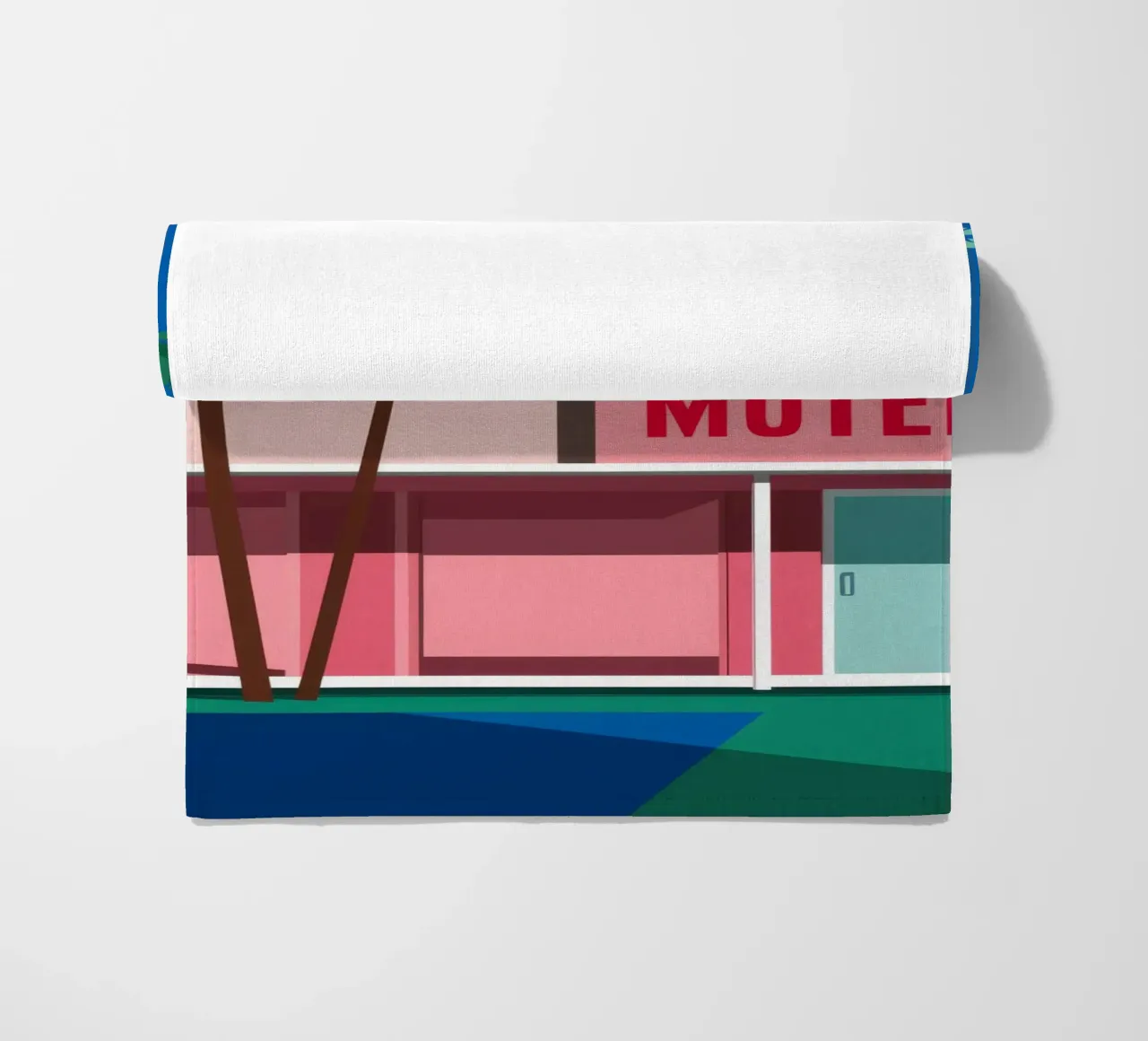 Retro Motel Palms telo mare da Ember Stone