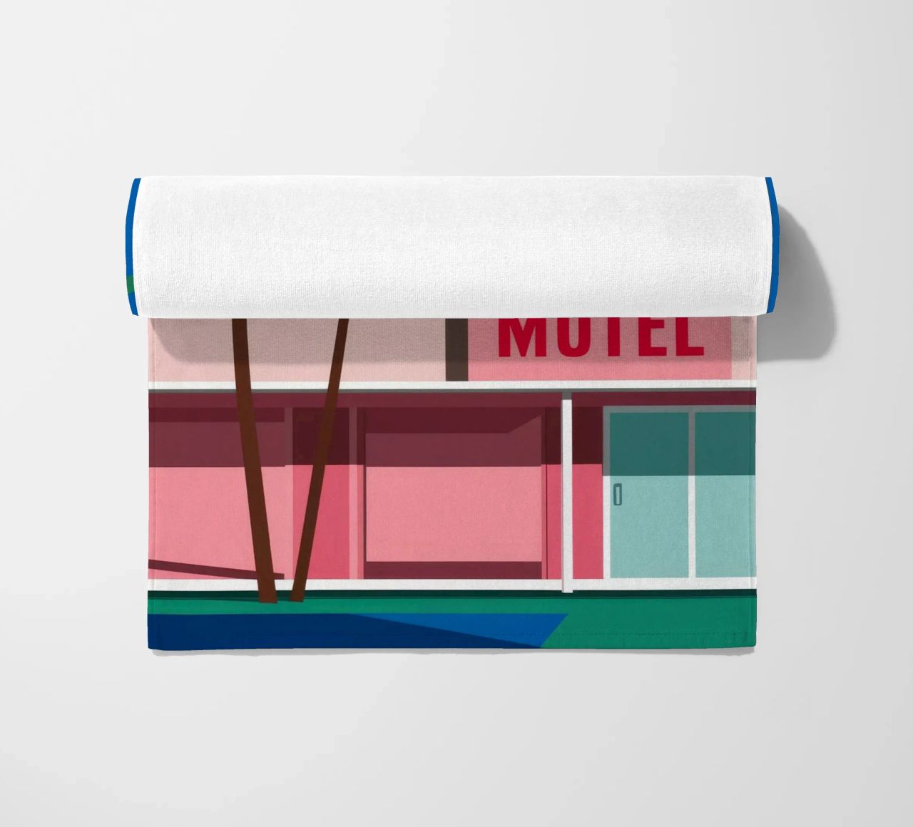 Retro Motel Palms telo mare da Ember Stone