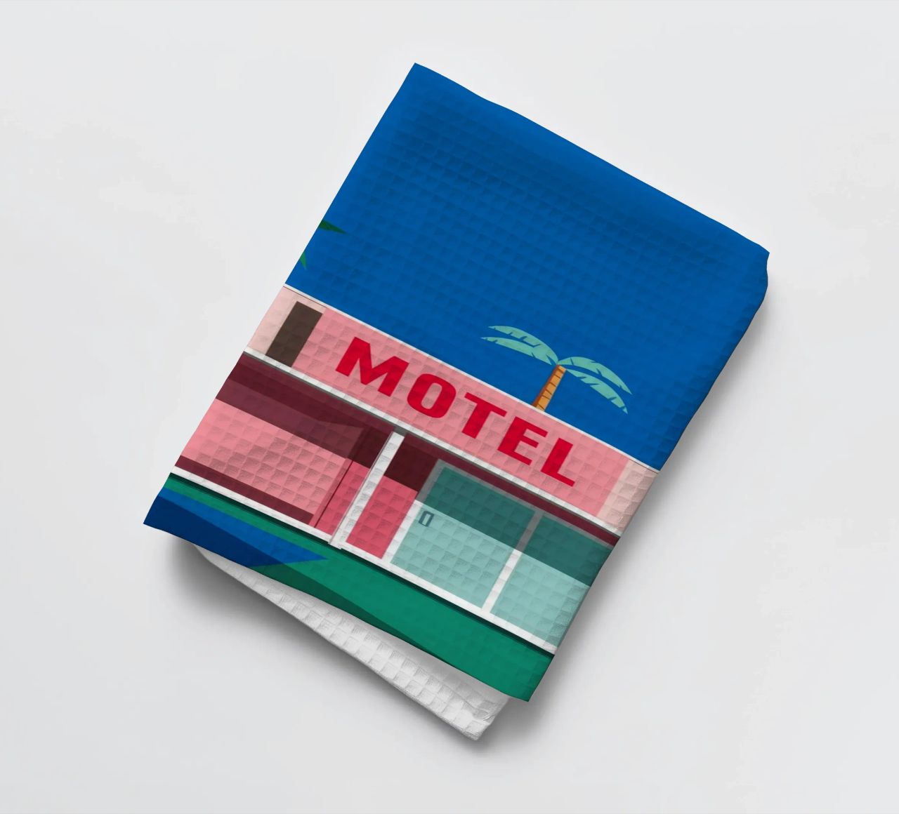 Retro Motel Palms canovaccio da cucina da Ember Stone