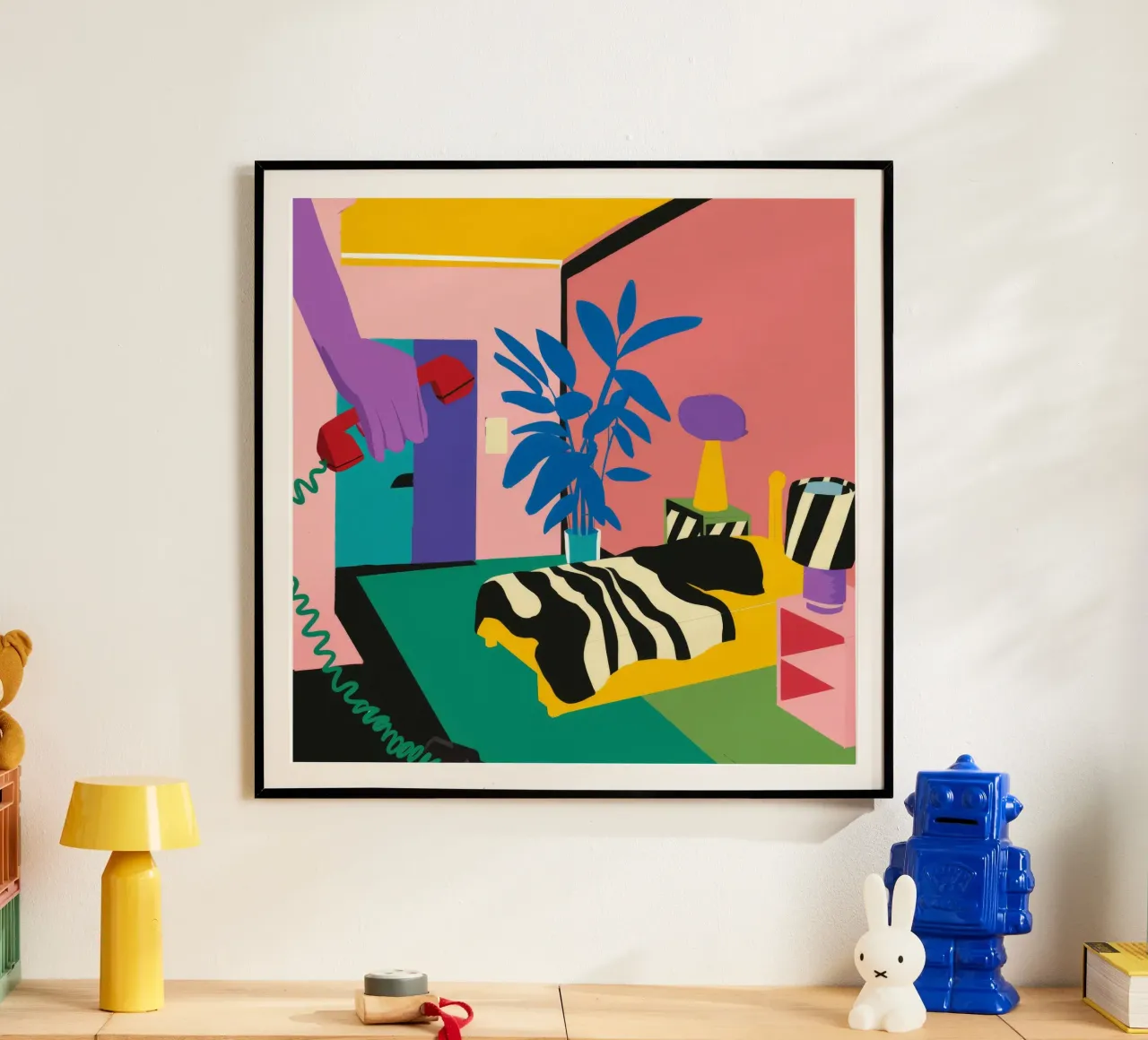 Sluimer met zebraprint hahnemühle van Ember Stone