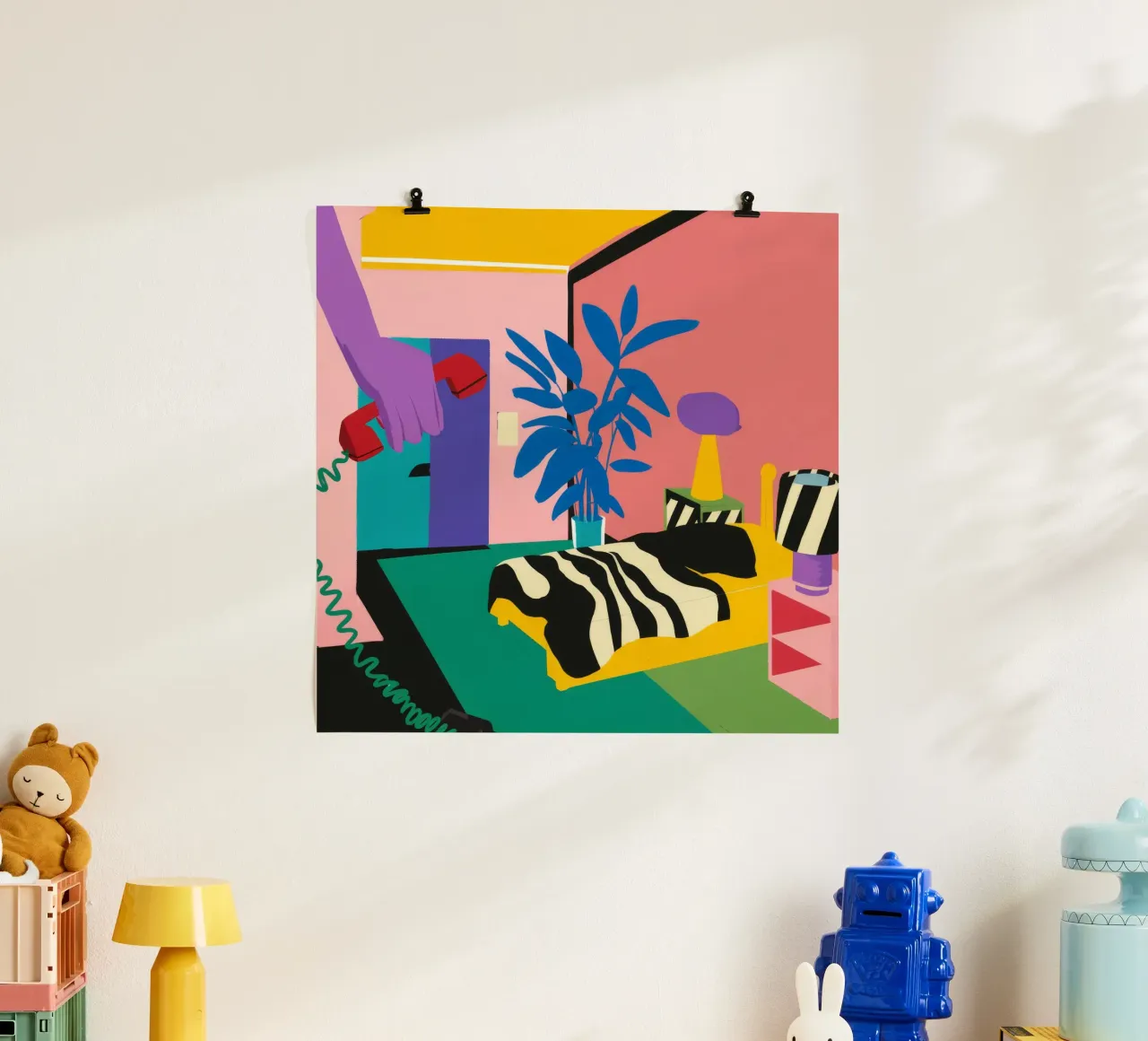 Sluimer met zebraprint hahnemühle van Ember Stone