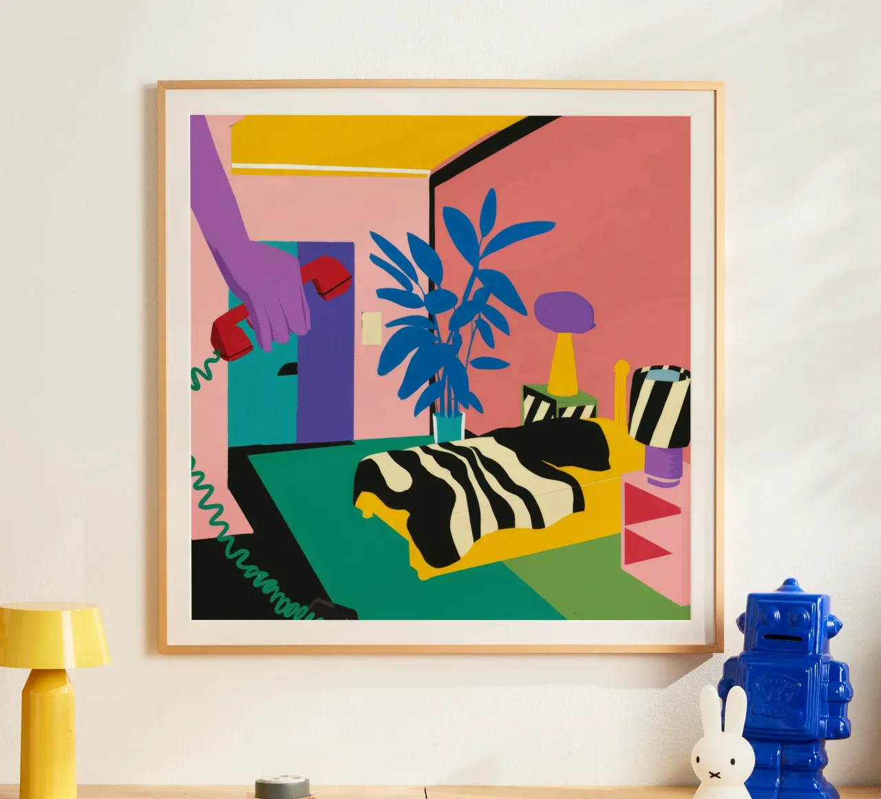 Sluimer met zebraprint hahnemühle van Ember Stone