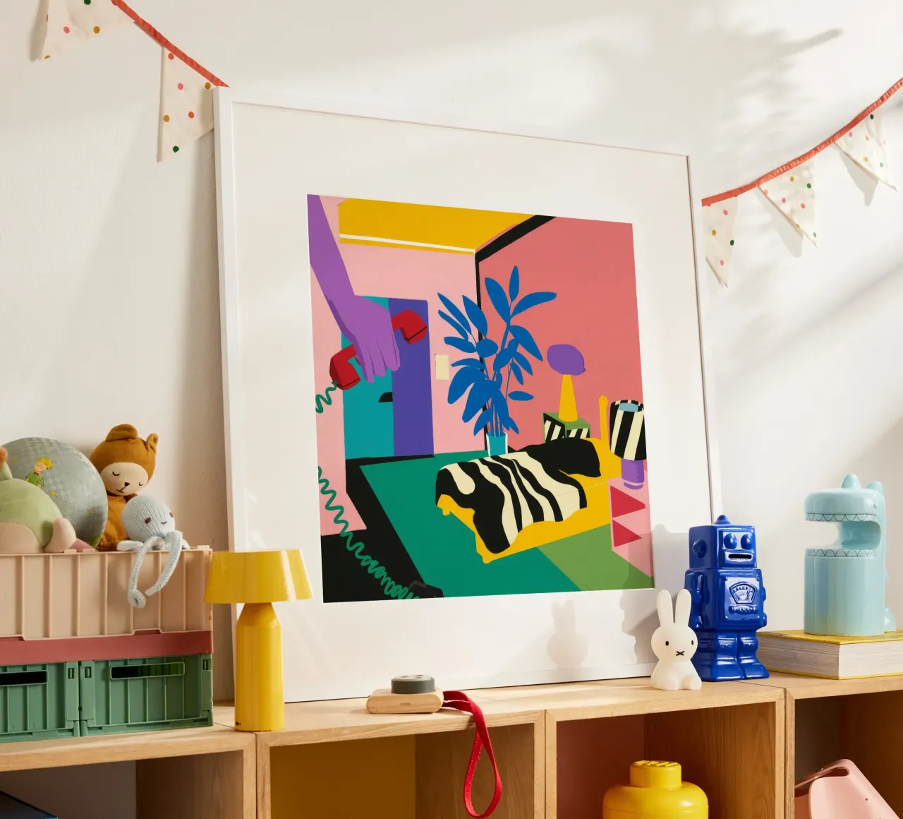 Sluimer met zebraprint hahnemühle van Ember Stone