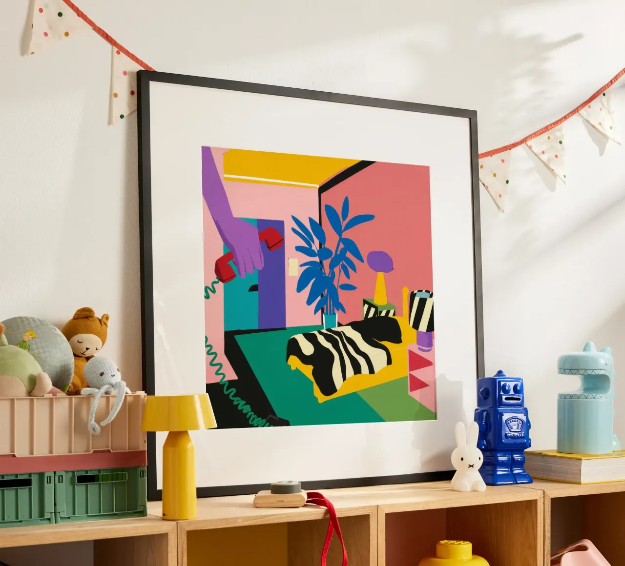 Sluimer met zebraprint hahnemühle van Ember Stone