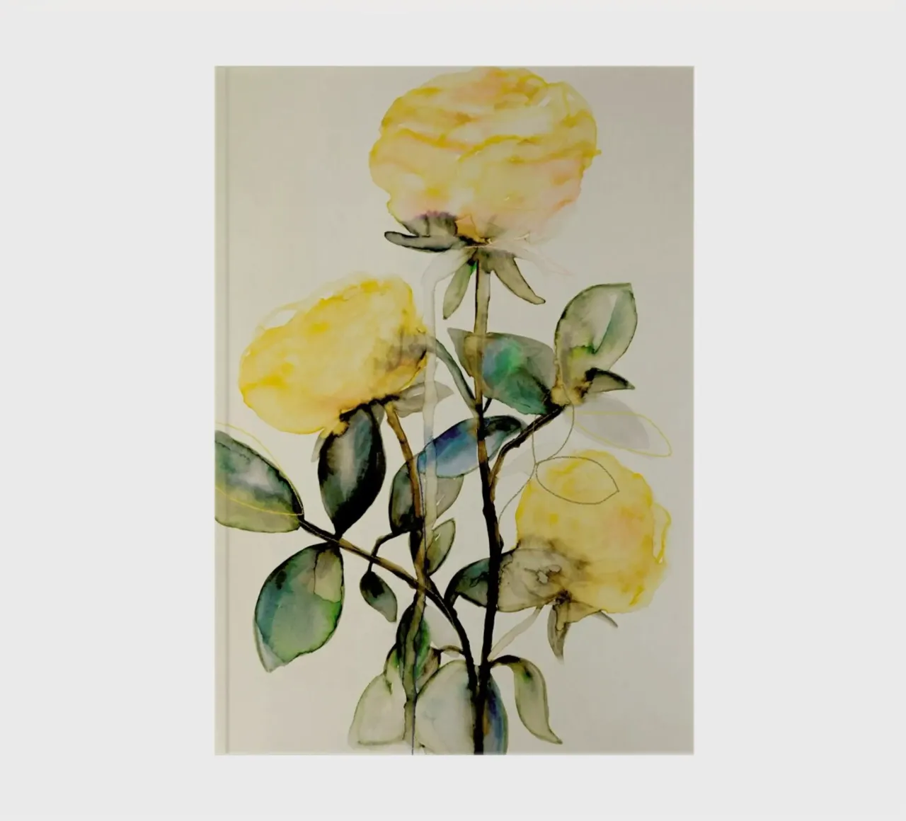 Lemonrose notebook by Leigh Viner