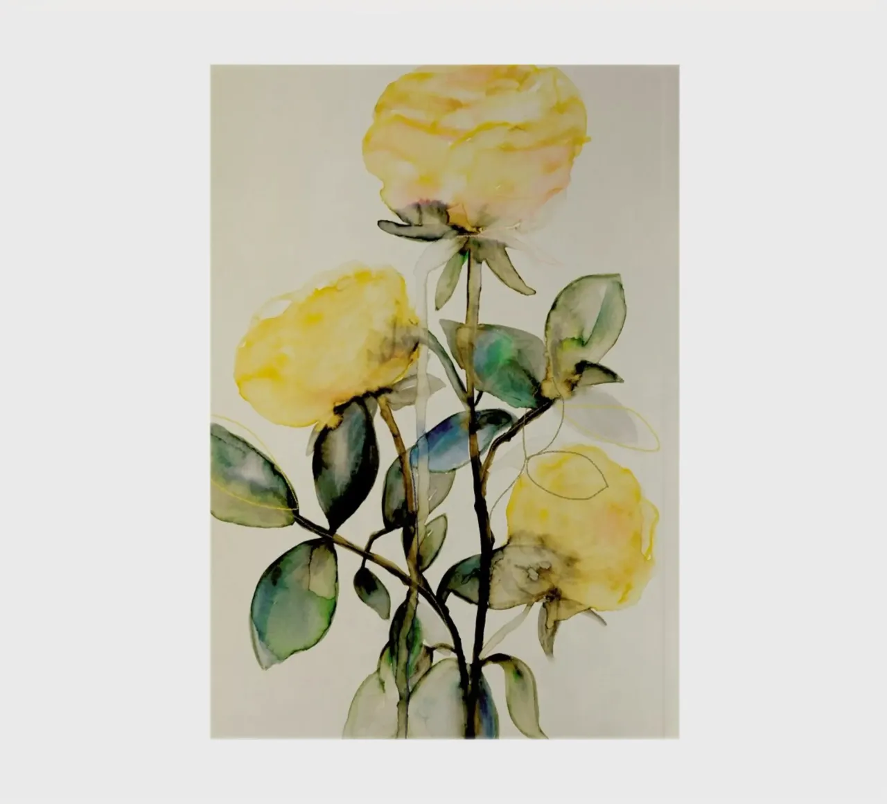 Lemonrose notebook by Leigh Viner