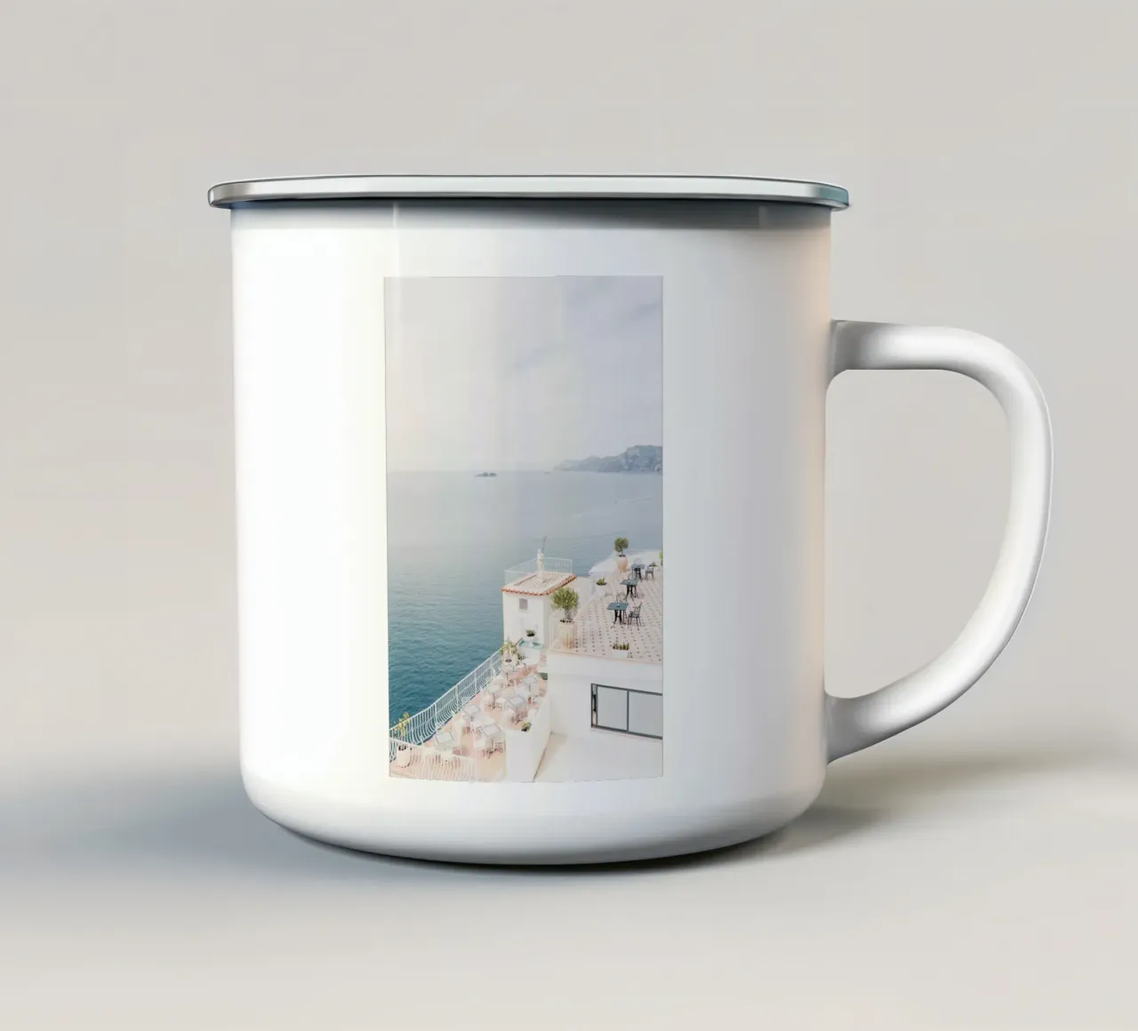 Summer at the Amalfi Coast tazza in smalto da photolovers
