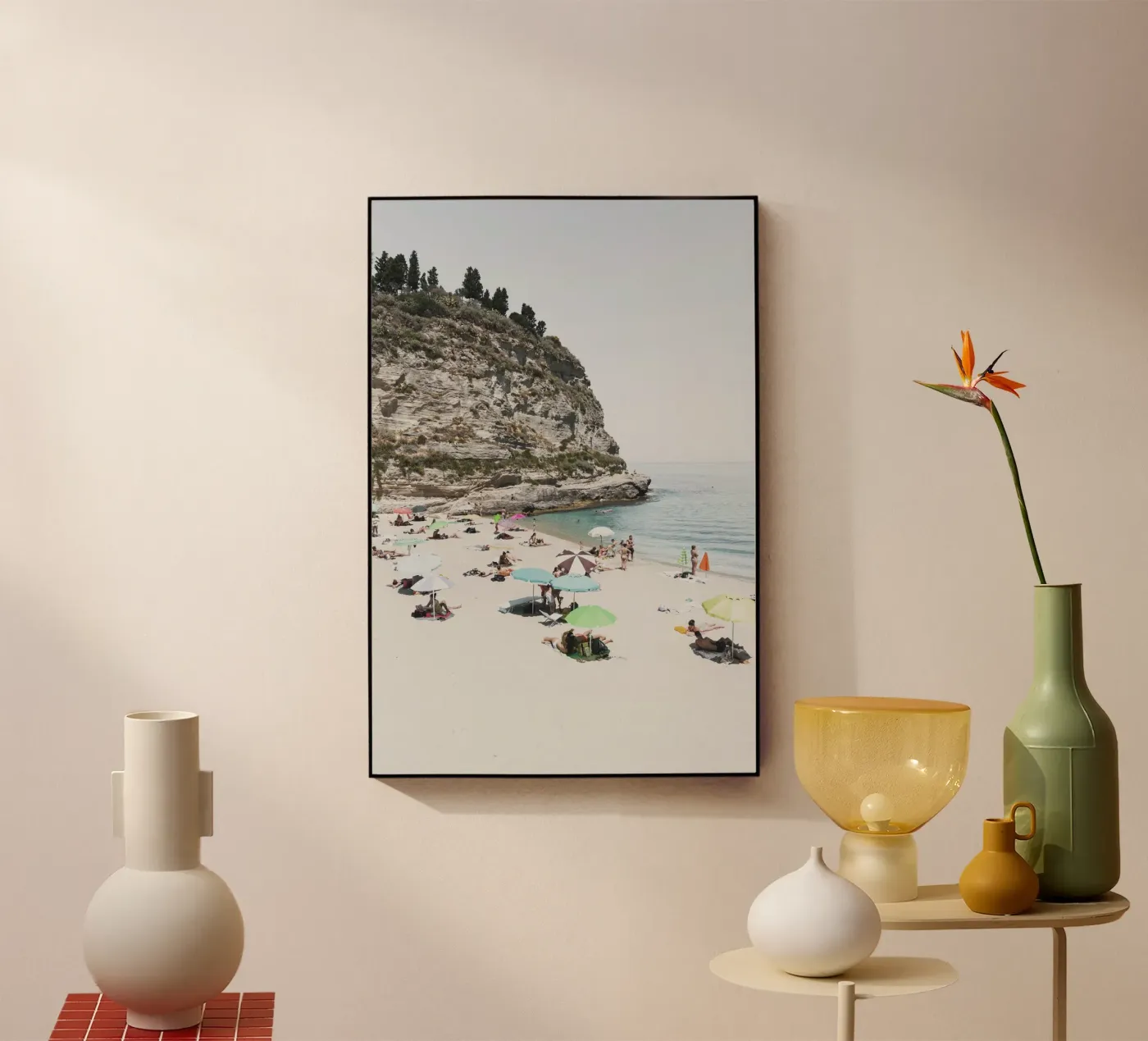 Tropea beach Acryl-Glas von photolovers