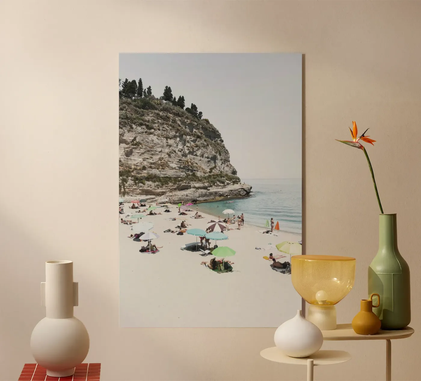 Tropea beach Acryl-Glas von photolovers