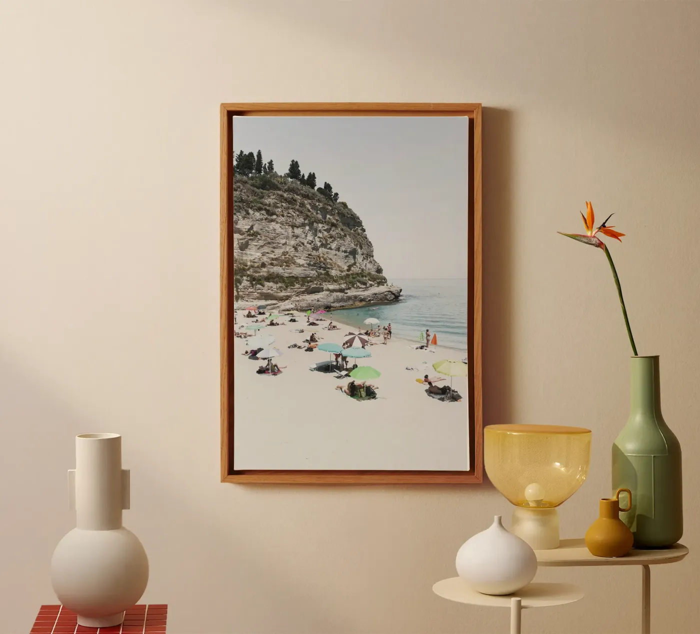 Tropea beach tela da photolovers