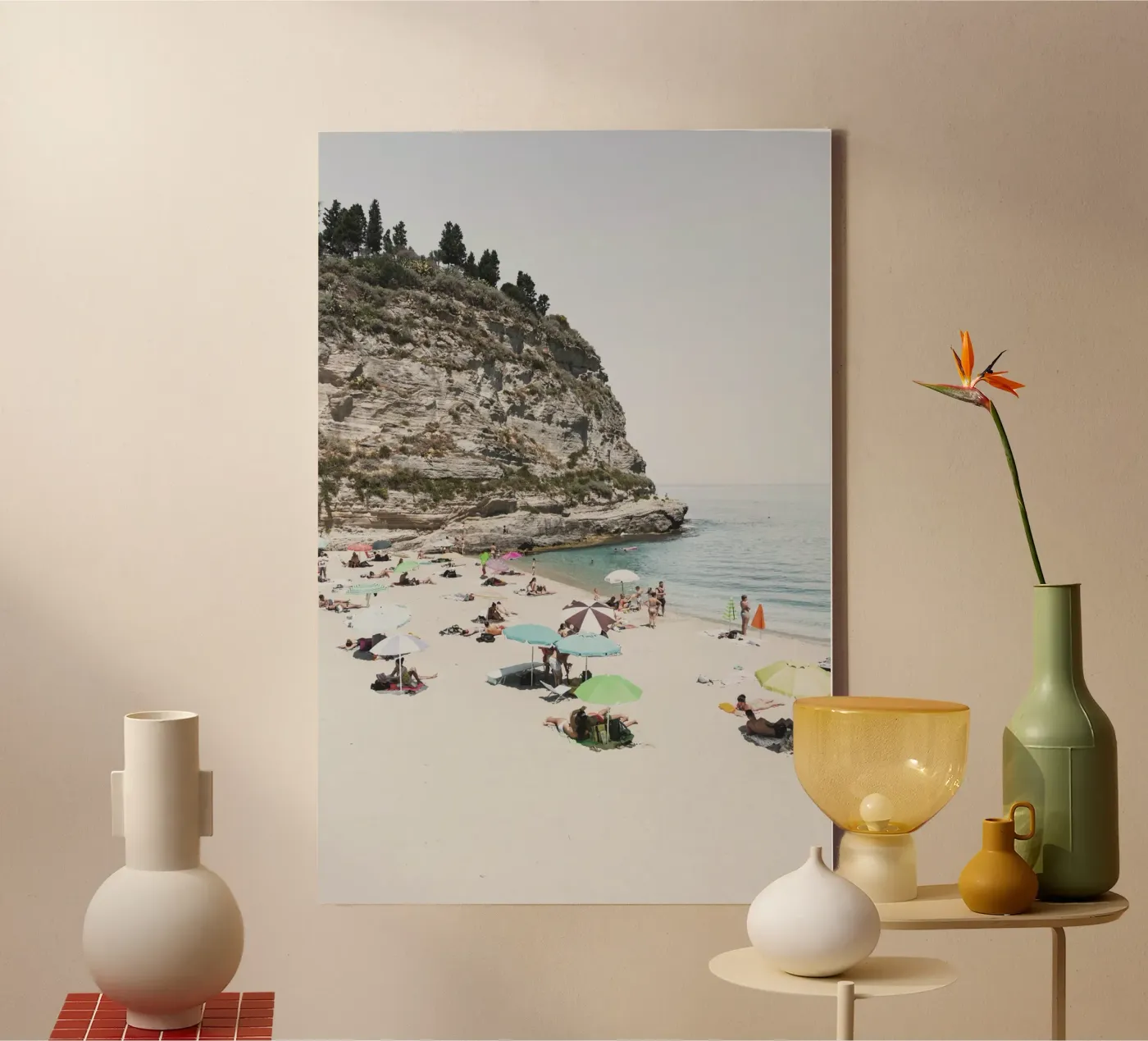Tropea beach tela da photolovers