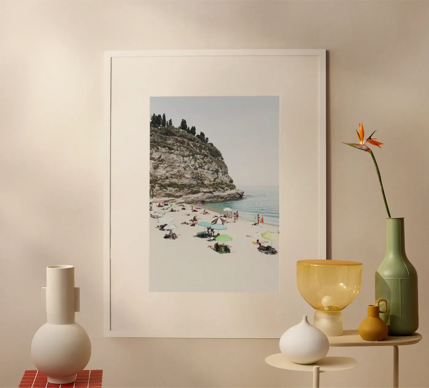 Tropea beach Poster von photolovers