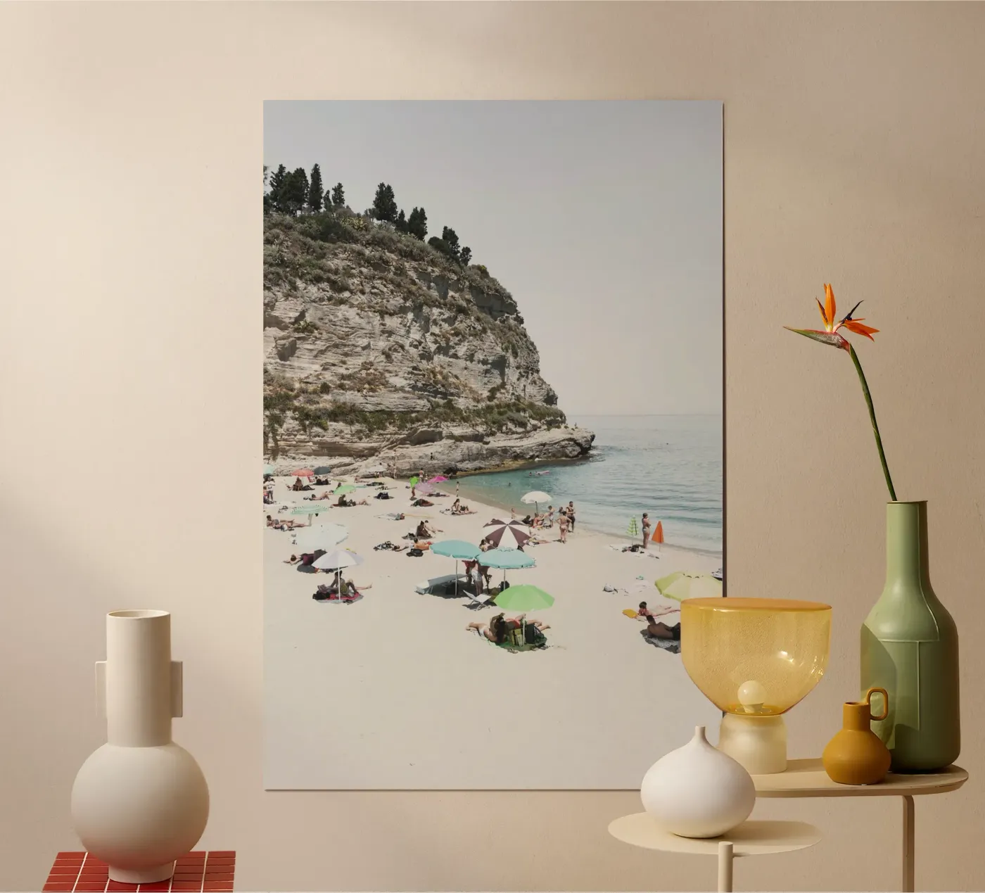 Tropea beach Poster von photolovers