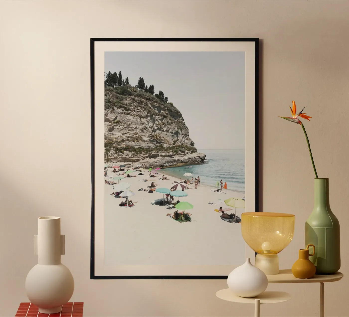 Tropea beach Poster von photolovers