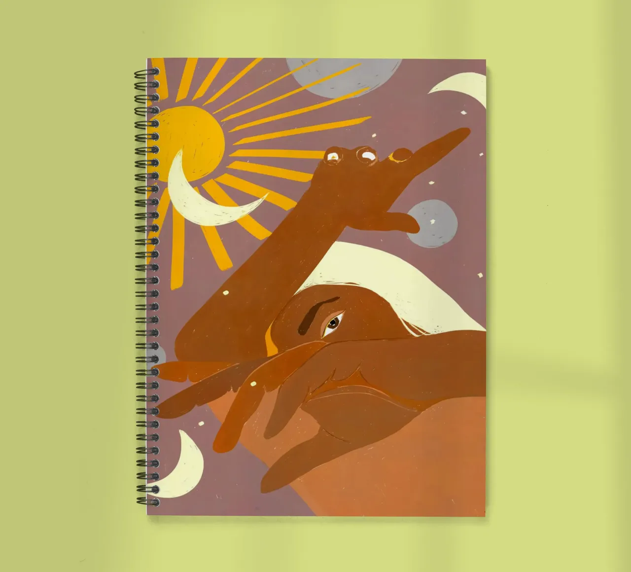 All That I Control - The Galaxy & You spiral notebook by 83oranges