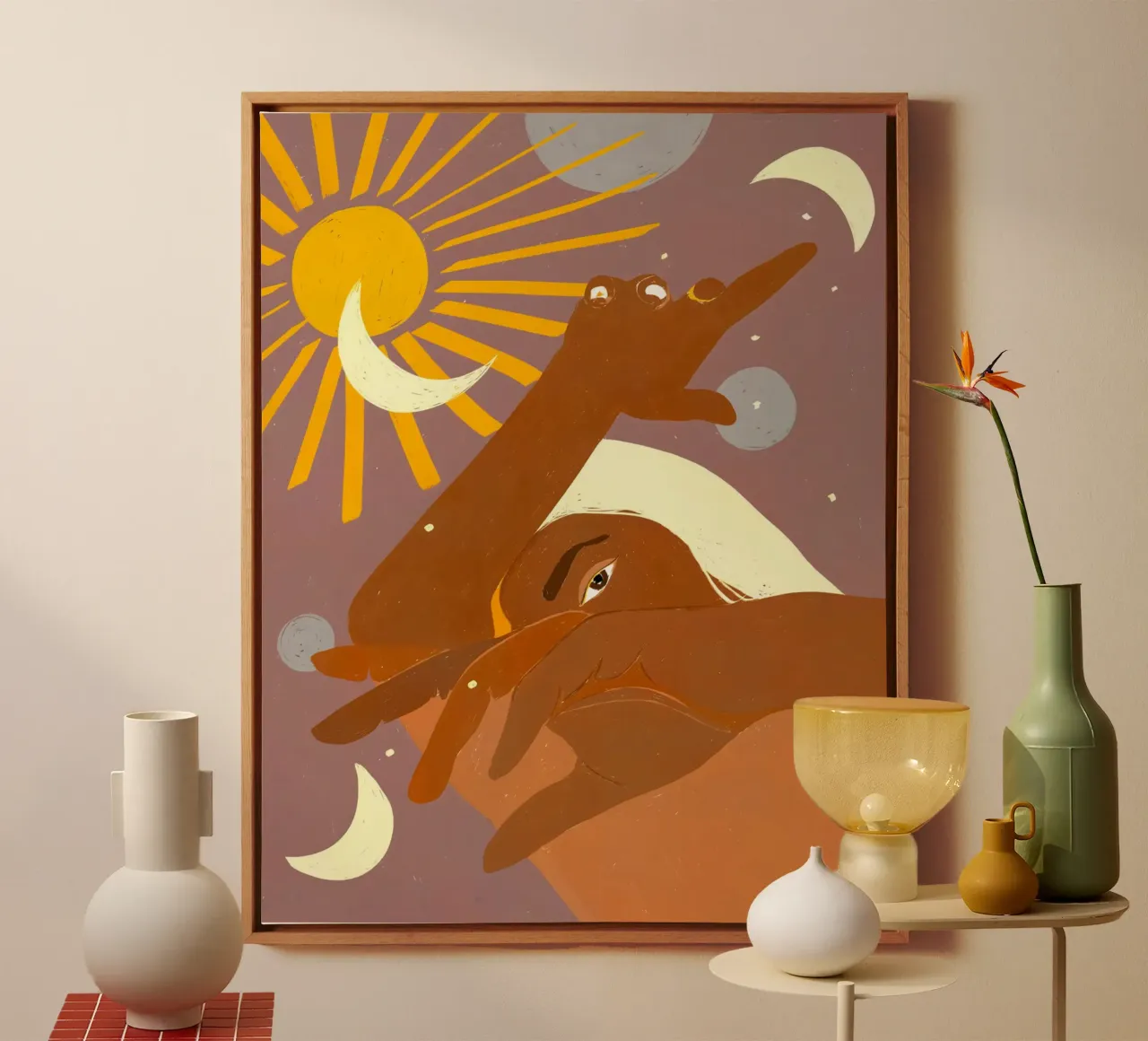 All That I Control - The Galaxy & You canvas by 83oranges