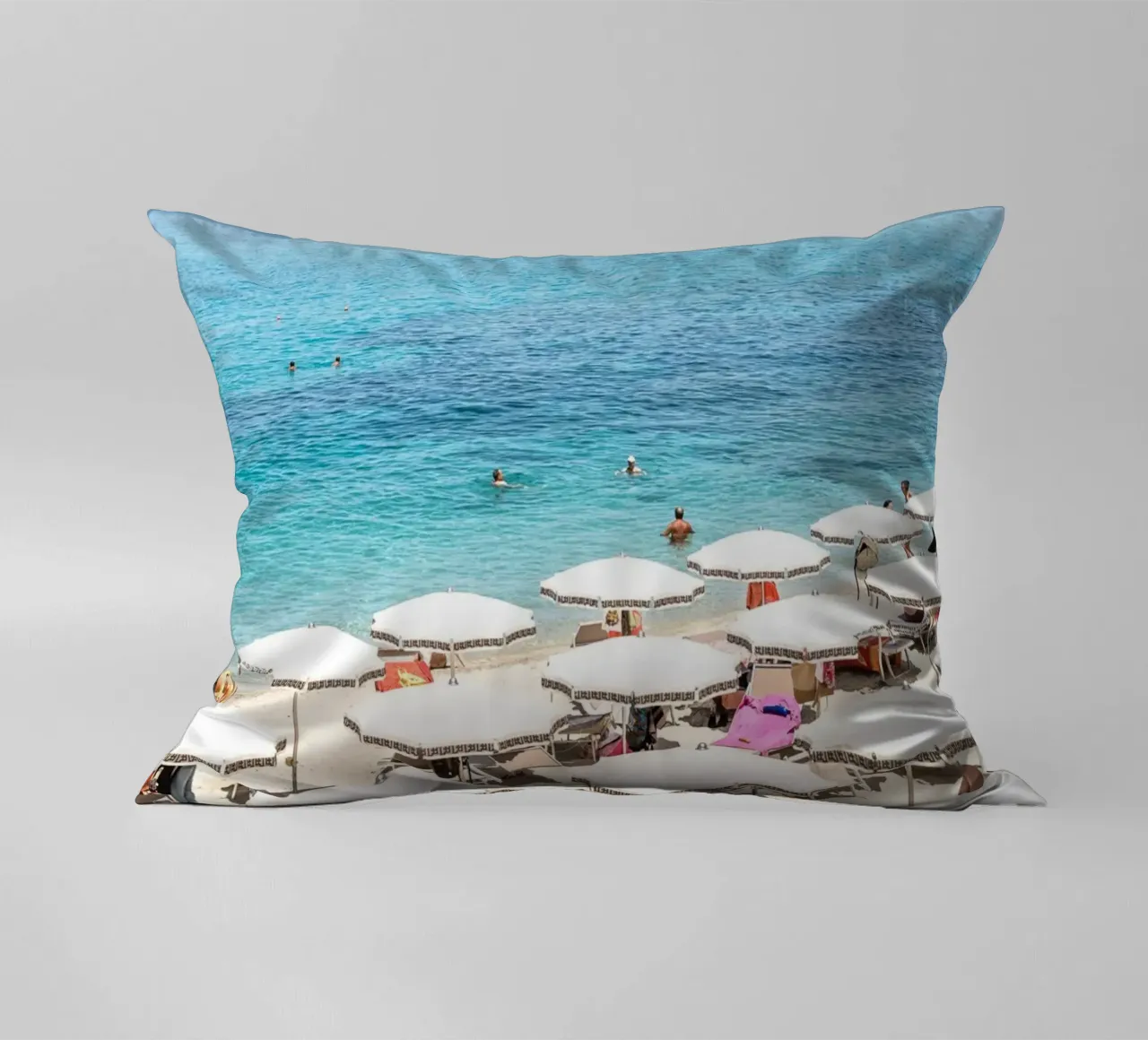 Italian beach day cuscino da photolovers